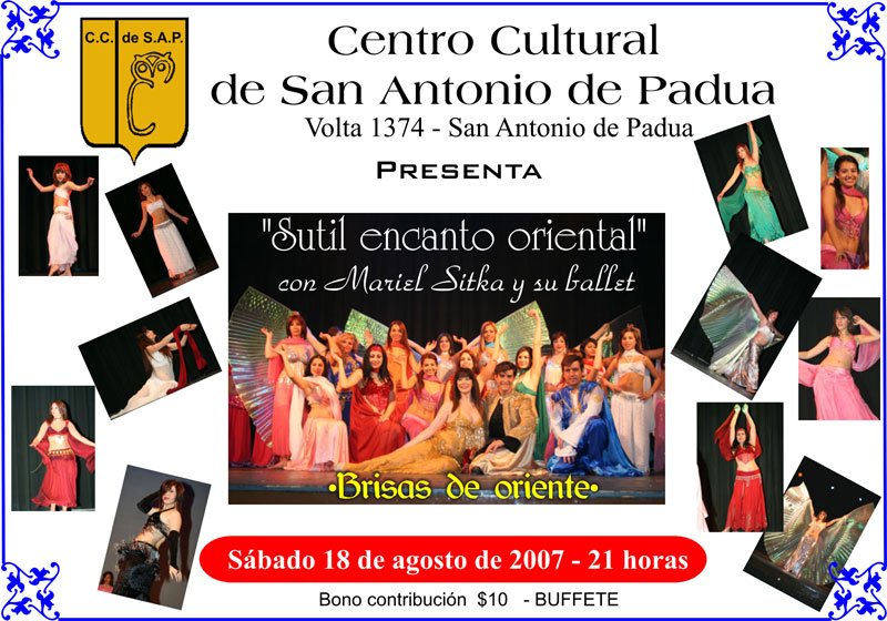 DANZAS ÁRABES
